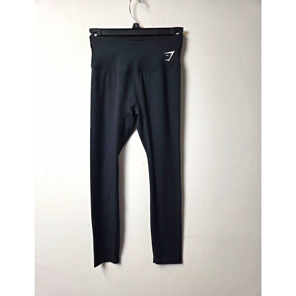 Gymshark Training 7/8 Cropped Leggings Black High Rise S